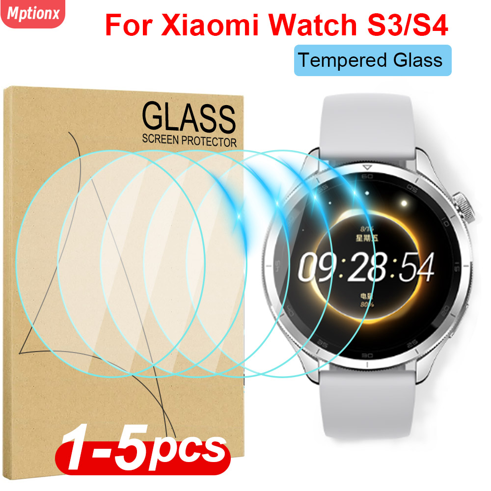 Xiaomi Smartwatch S3 Accessories - واقي شاشة من الزجاج المقوى لساعة