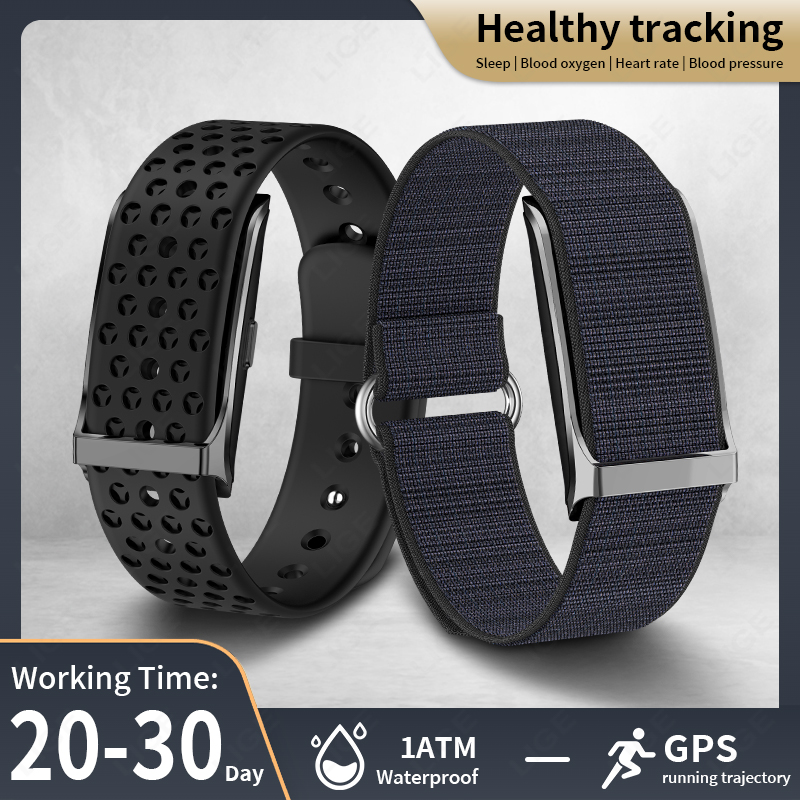 Android Smartwatch Accessories - LIGE ساعة ذكية معدل ضربات القلب