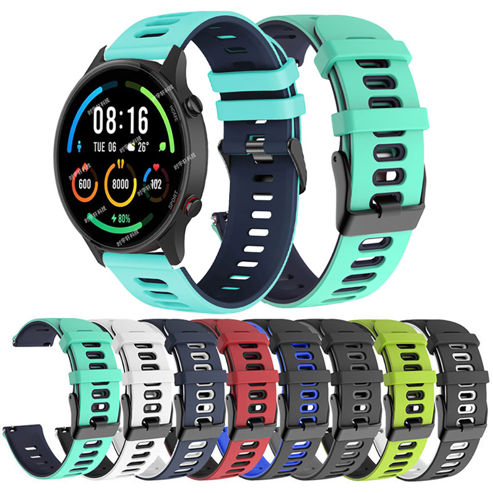 Xiaomi Smartwatch S3 Accessories - 22 مللي متر حزام رياضي ثنائي