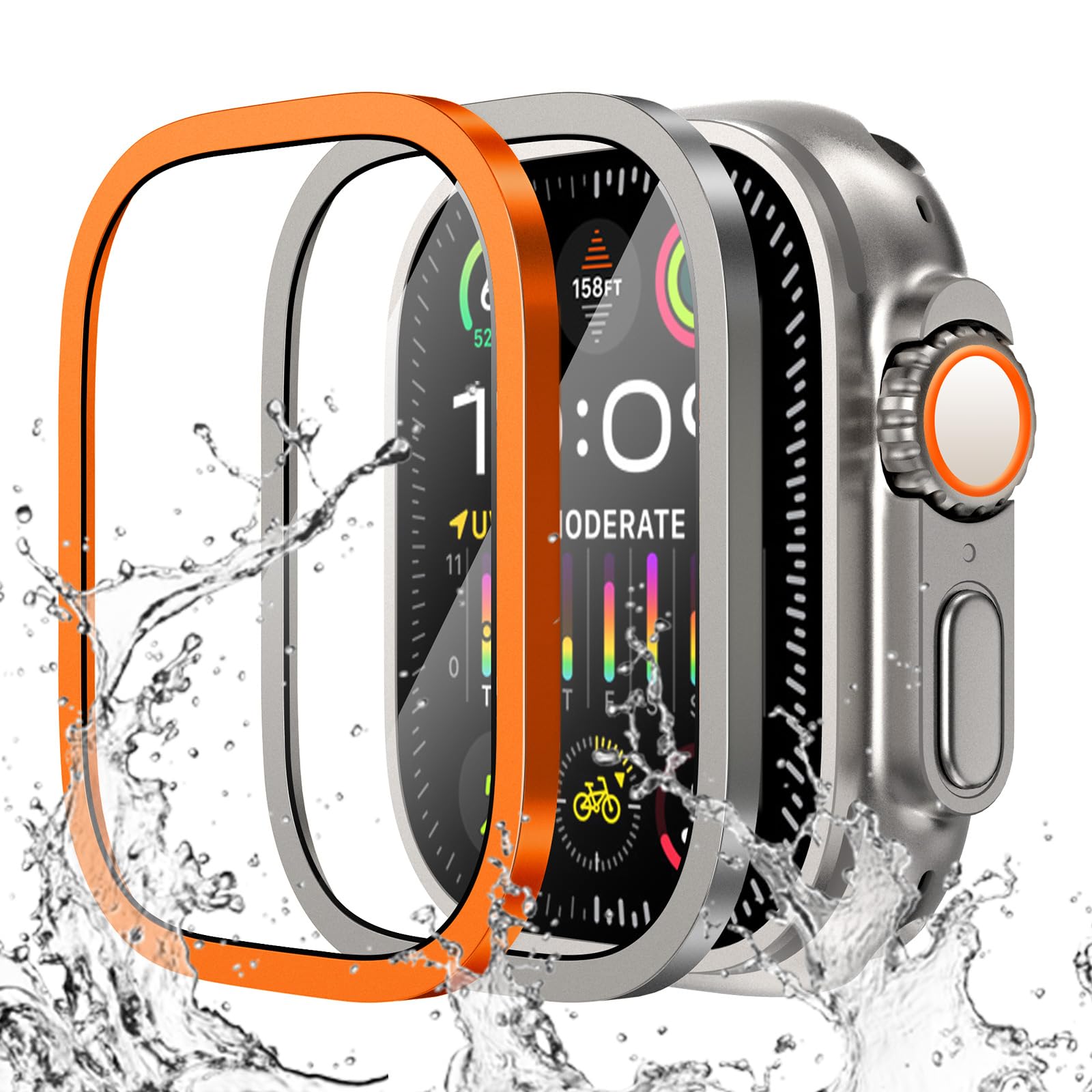 زجاج مقسى لساعة أبل الترا 49 م - مراجعة Smartwatch Case وسعره