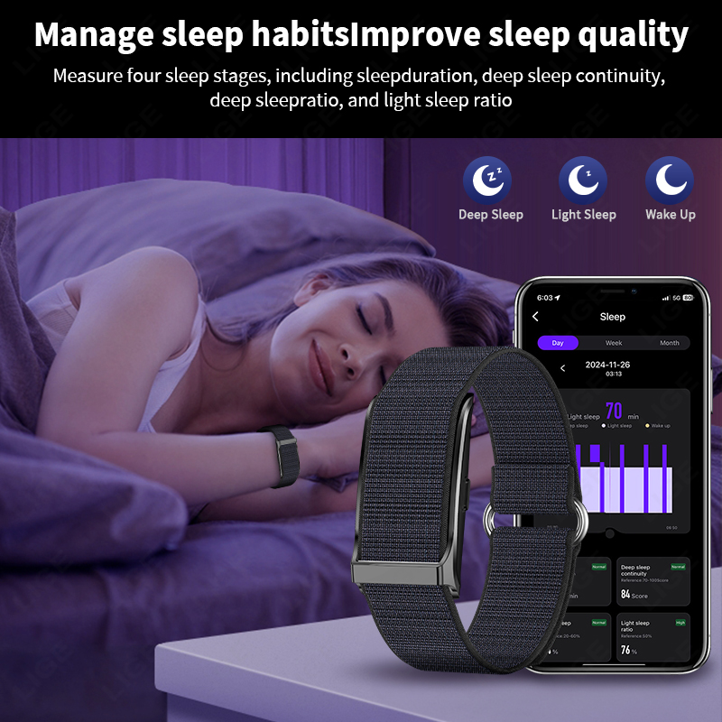 LIGE ساعة ذكية معدل ضربات القل - مراجعة Android Smartwatch Accessories وسعره
