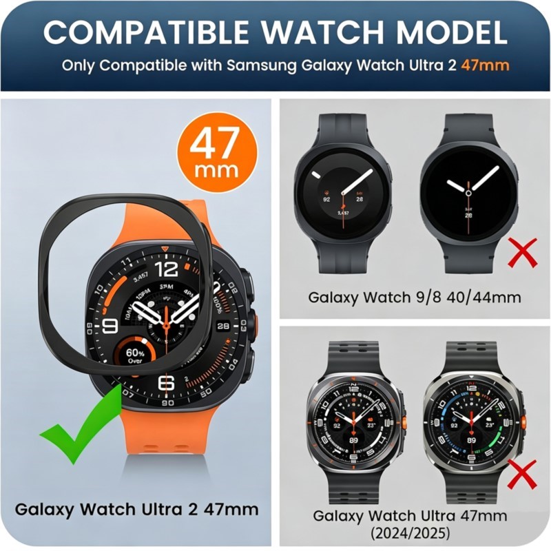 غطاء TPU مجوف لساعة سامسونج جا - مراجعة Samsung Smartwatch Ultra Accessories وسعره