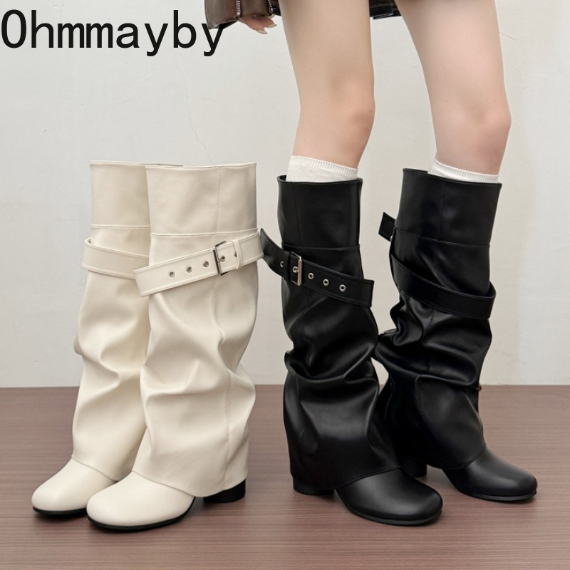 أحذية نسائية طويلة حتى الركبة  - مراجعة Leather Classic Strap وسعره