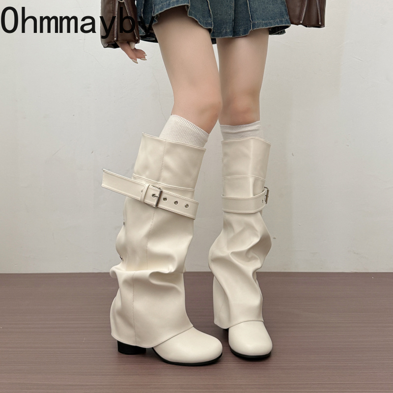 أحذية نسائية طويلة حتى الركبة  - مراجعة Leather Classic Strap وسعره