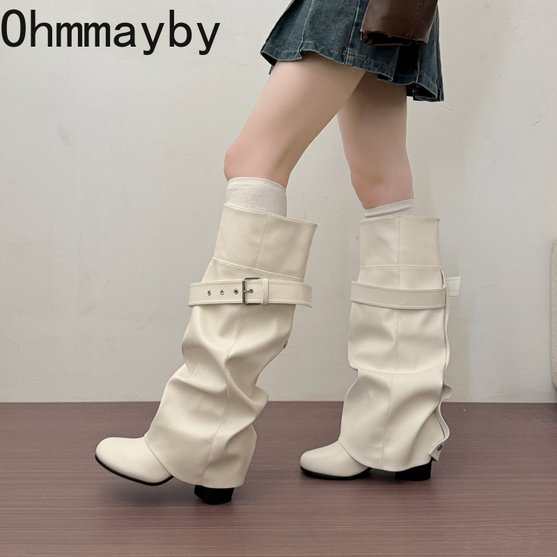 أحذية نسائية طويلة حتى الركبة  - مراجعة Leather Classic Strap وسعره