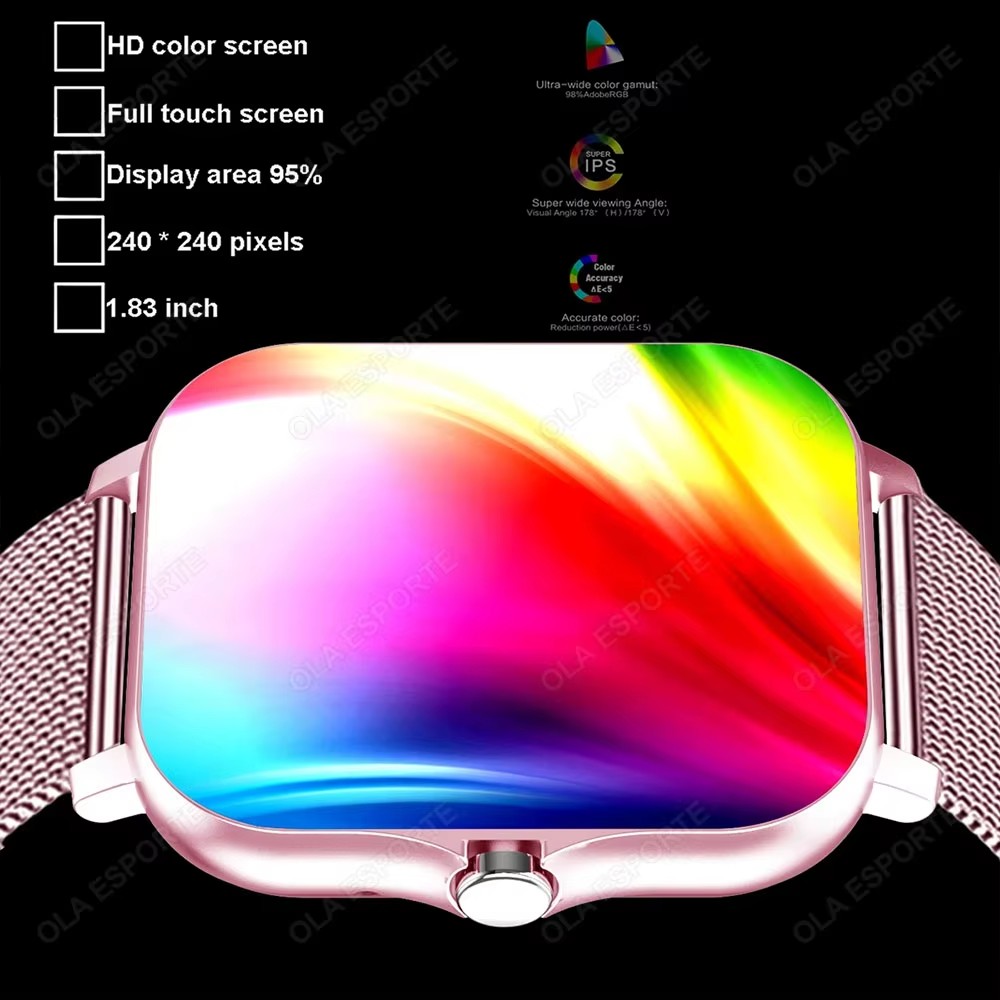 ساعة ذكية متعددة الوظائف جديدة - مراجعة Smartwatch Touch وسعره