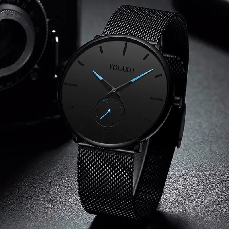 يولاكو رجالي موضة الحد الأدنى  - مراجعة Stainless Mesh Band وسعره