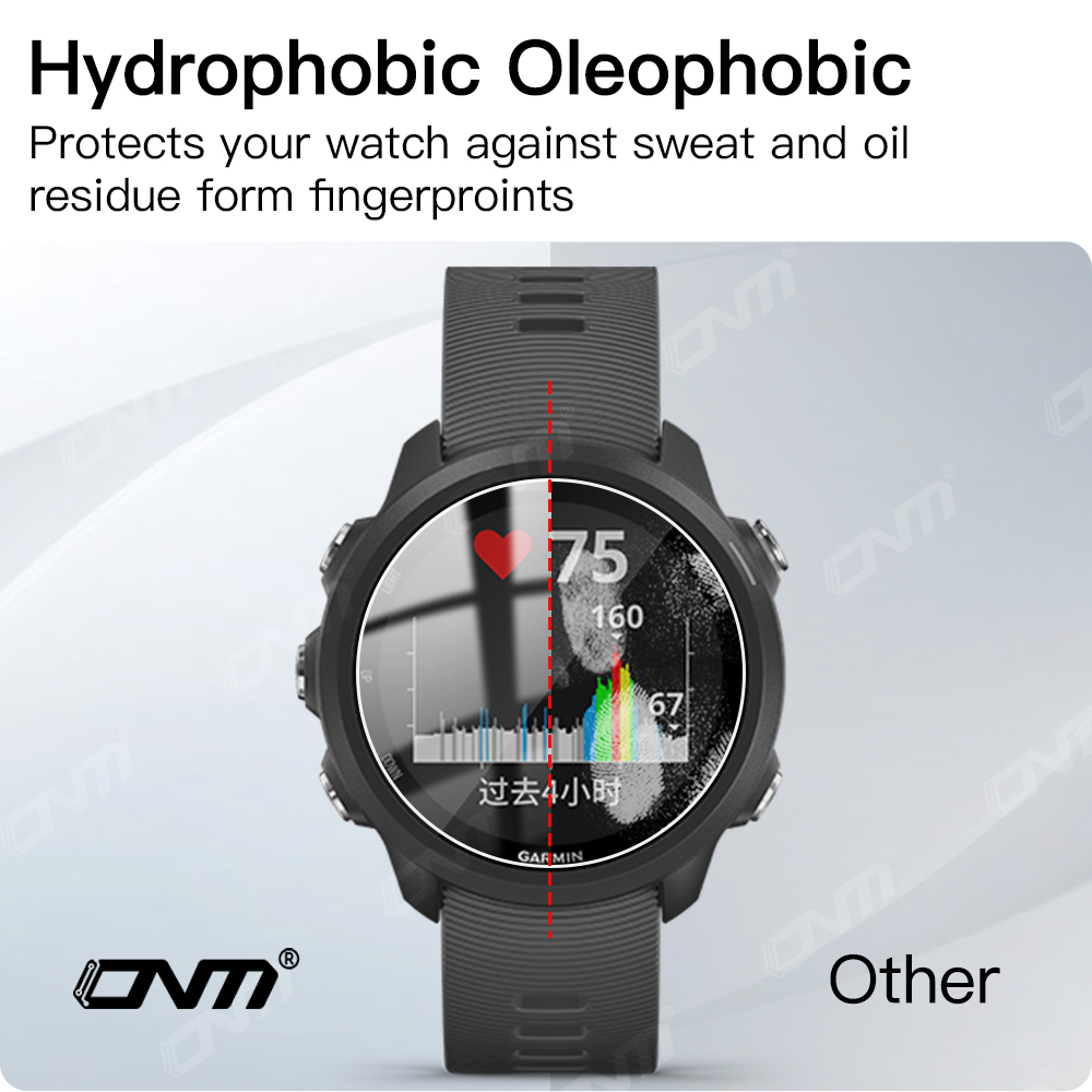9H الزجاج المقسى للغارمين Fore - مراجعة Motorola Smartwatch Accessories وسعره