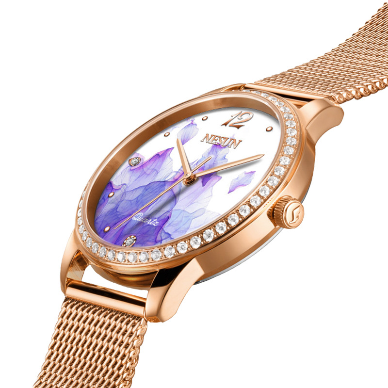ساعة نسائية فائقة النحافة من ن - مراجعة Stainless Mesh Band وسعره
