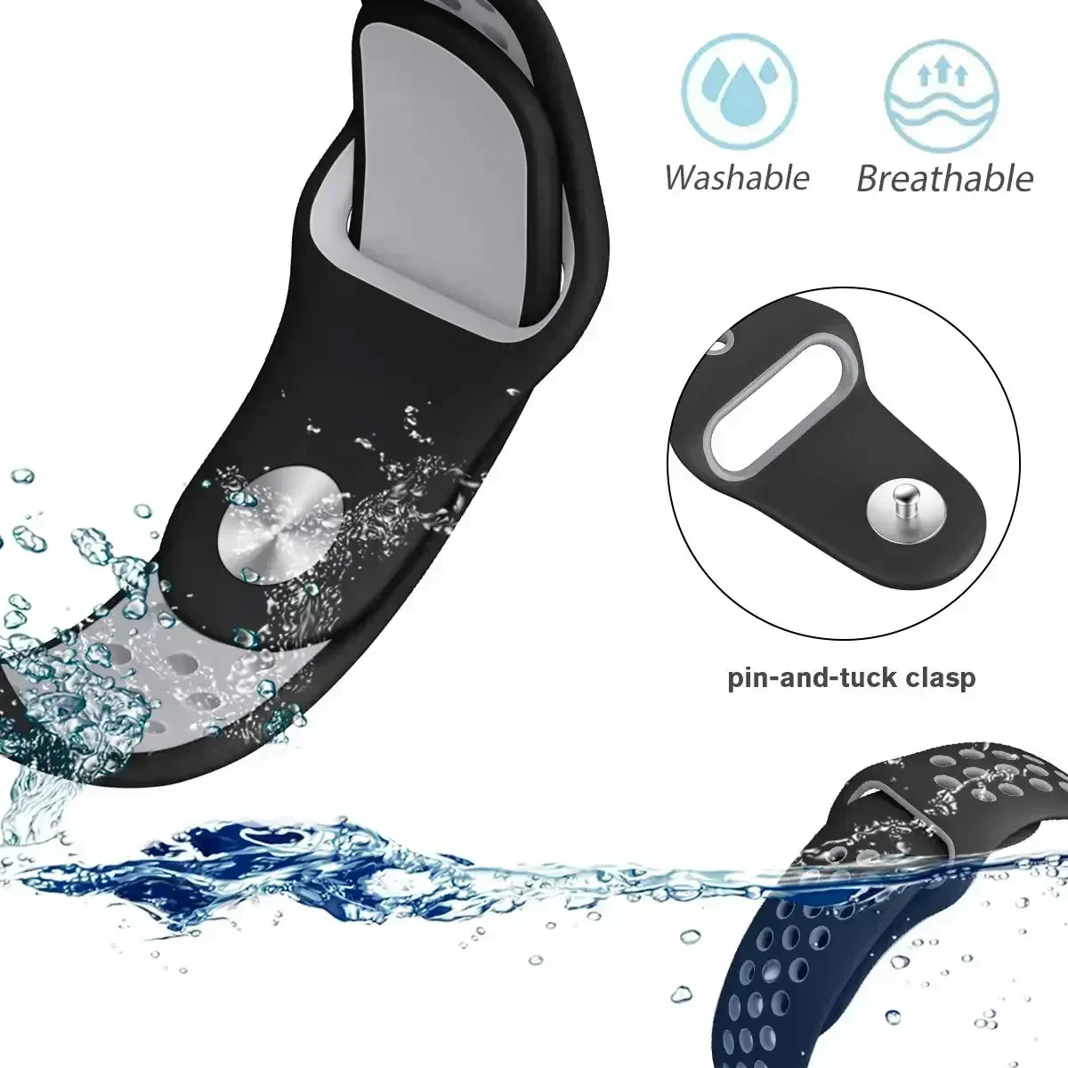حزام بديل قابل للتنفس مقاس 20  - مراجعة Motorola Smartwatch Accessories وسعره