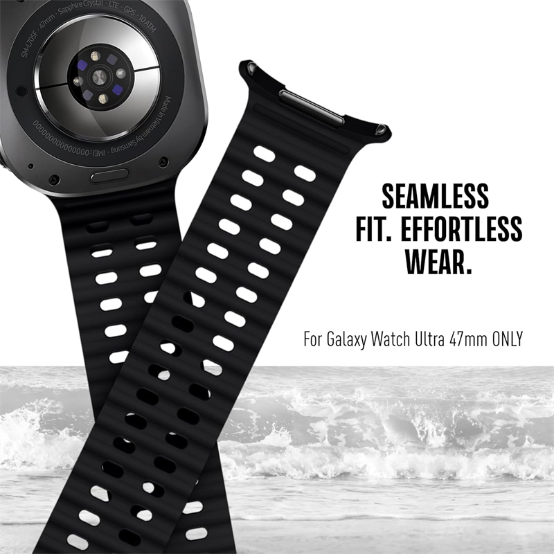 حزام سيليكون لساعة سامسونج جال - مراجعة Samsung Smartwatch Ultra Accessories وسعره